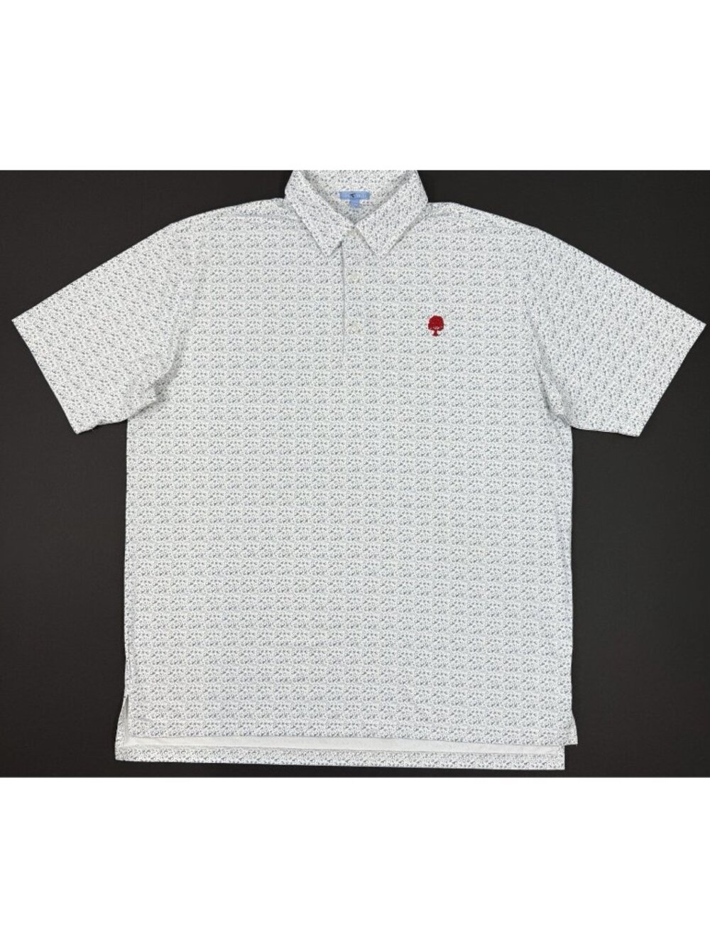 Genteal Mens Polo Shirt Brrr Printed Tailgate Football Golf Size XL Performance